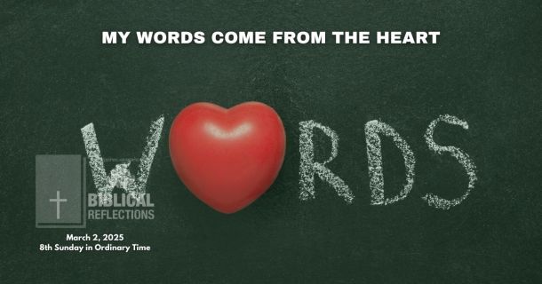 My words come from the heart