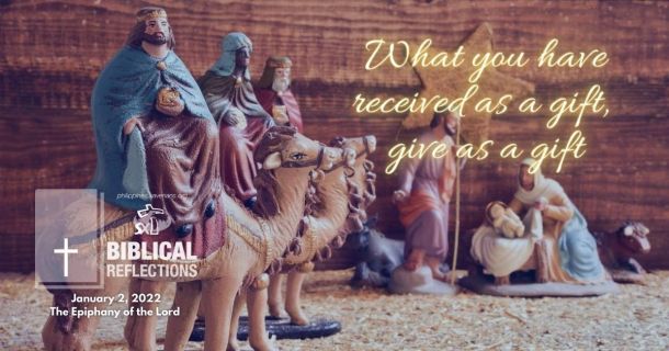 What you have received as a gift, give as a gift