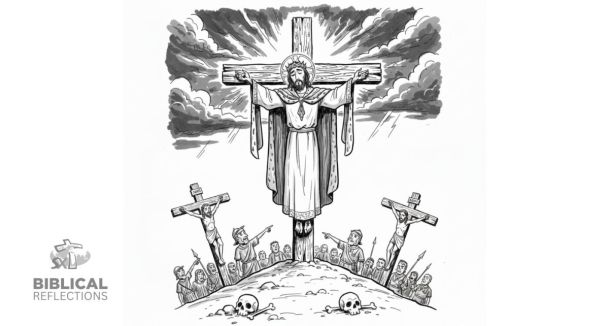 The Crucified Jesus, the King Rule by Love