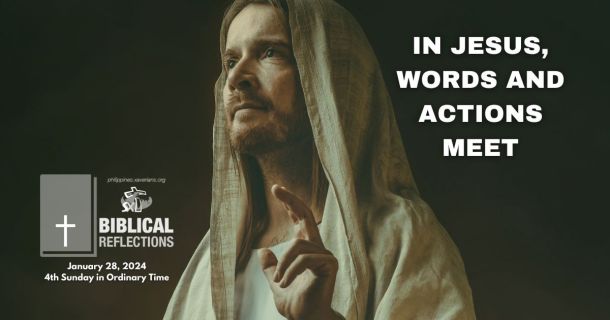In Jesus, words and actions meet
