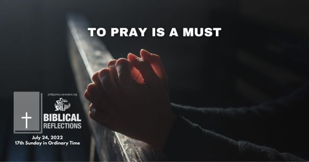 To pray is a MUST