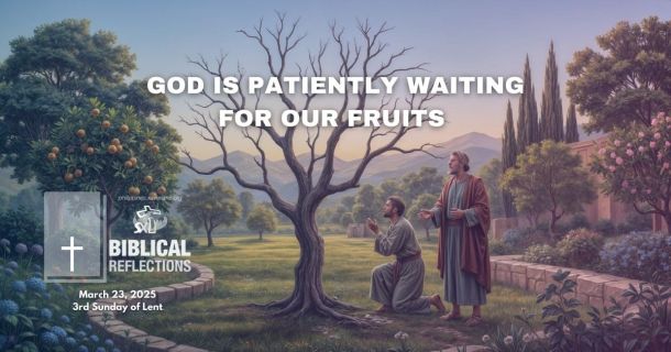 GOD IS PATIENTLY WAITING FOR OUR FRUITS